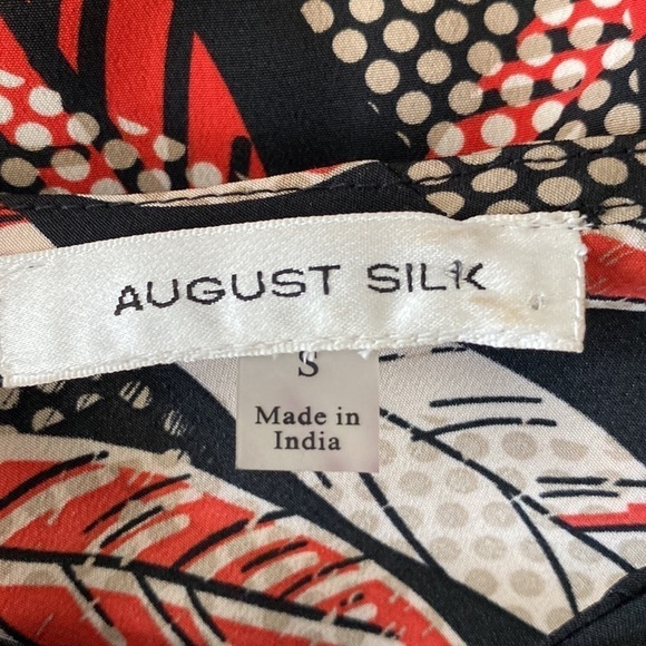 August Silk Cold Shoulder Butterfly Sleeves Midi Dress - Picture 10 of 12